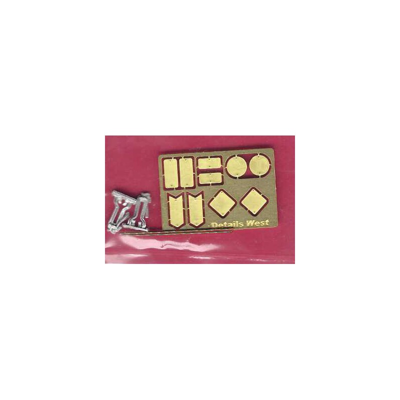 DETAILS WEST SS-915 - SWITCH STAND STYLE 2 WITH ETCHED TARGETS - HO SCALE