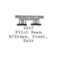 PSC 2967 - STEAM LOCOMOTIVE PILOT - STEEL BEAM WITH STEPS - HO SCALE