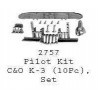 PSC 2757 - STEAM LOCOMOTIVE PILOT KIT - C&O K-3 - HO SCALE