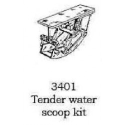 PSC 3401 - STEAM LOCOMOTIVE TENDER WATER SCOOP - HO SCALE