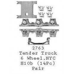 PSC 2763 - STEAM LOCOMOTIVE TENDER TRUCK - NYC H10b - HO SCALE