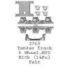 PSC 2763 - STEAM LOCOMOTIVE TENDER TRUCK - NYC H10b - HO SCALE