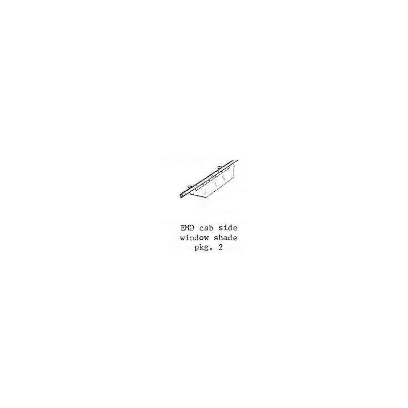 PSC 56150 - EMD DIESEL LOCOMOTIVE CAB WINDOW SHADES - O SCALE