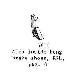 PSC 5610 - ALCO DIESEL LOCOMOTIVE INSIDE HUNG BRAKE SHOES - O SCALE