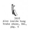 PSC 5610 - ALCO DIESEL LOCOMOTIVE INSIDE HUNG BRAKE SHOES - O SCALE