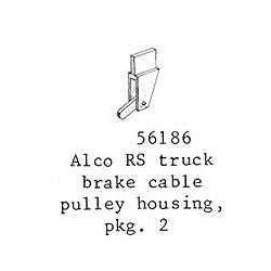 PSC 56186 - ALCO DIESEL LOCOMOTIVE TRUCK BRAKE CHAIN PULLEY HOUSING - O SCALE