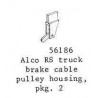 PSC 56186 - ALCO DIESEL LOCOMOTIVE TRUCK BRAKE CHAIN PULLEY HOUSING - O SCALE