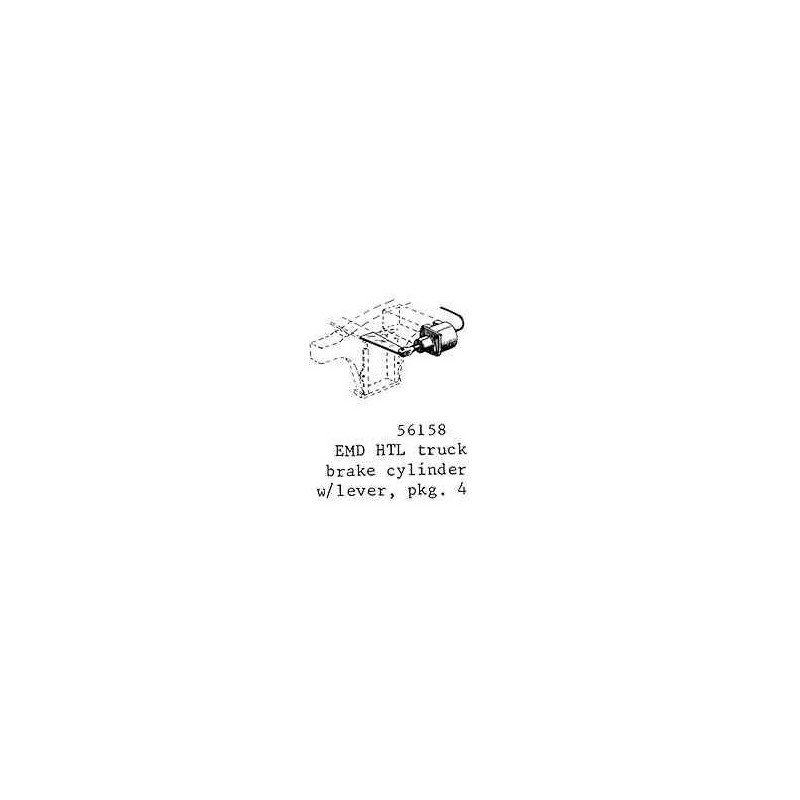PSC 56158 - EMD DIESEL LOCOMOTIVE TRUCK BRAKE CYLINDERS - O SCALE
