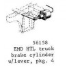 PSC 56158 - EMD DIESEL LOCOMOTIVE TRUCK BRAKE CYLINDERS - O SCALE