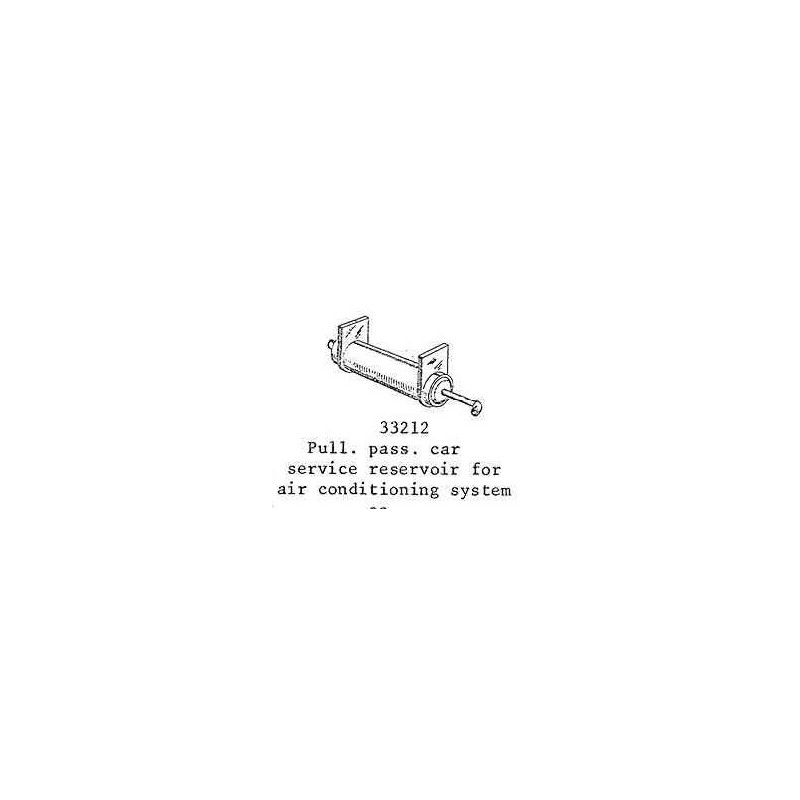 PSC 33212 - PASSENGER CAR AIR CONDITIONING SERVICE RESERVOIR - HO SCALE