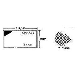 PSC 48385 - SOLDERABLE GERMAN SILVER SCREENING - 34