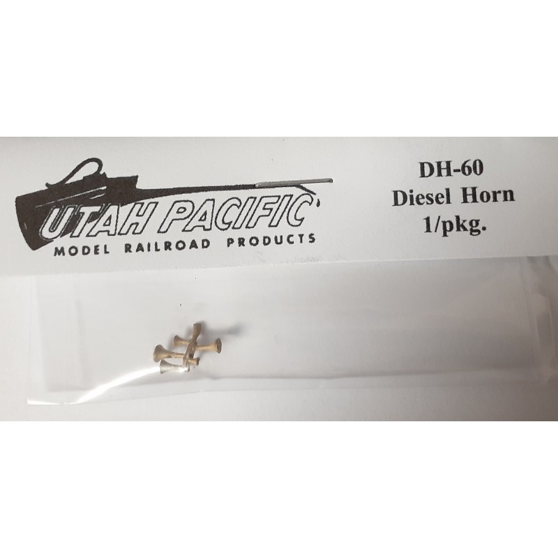 UTAH PACIFIC DH-60 - DIESEL LOCOMOTIVE 5 CHIME HORN - HO SCALE