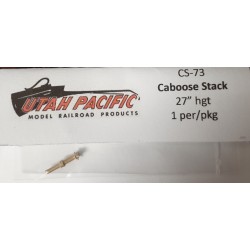 UTAH PACIFIC CS-73 - 27" CABOOSE STACK - HO SCALE