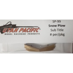 UTAH PACIFIC SP-99 - DIESEL LOCOMOTIVE SNOW PLOUGH - HO SCALE