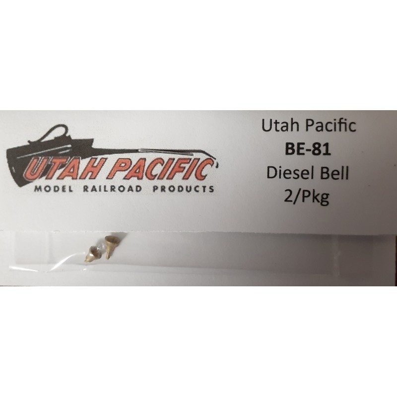 UTAH PACIFIC BE-81 - DIESEL LOCOMOTIVE BELL - HO SCALE
