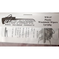 UTAH PACIFIC WW-97 - DIESEL LOCOMOTIVE WINDSHIELD WIPERS - HO SCALE