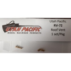 UTAH PACIFIC RV-72 - ROOF VENTS - HO SCALE