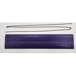 TICHY 8334 - BLACK CHAIN - 40 LINKS PER INCH