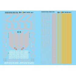 MICROSCALE DECAL 48-522 - CANADIAN NATIONAL DIESEL LOCOMOTIVE - O SCALE