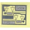 PLANO 354 - FORD AEROMAX MIRROR SET #1 - RIBBED BACK - HERPA / PROMOTEX TRUCKS - HO SCALE