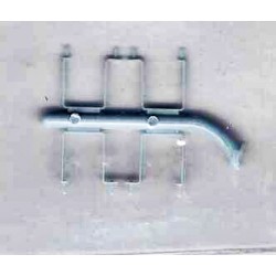 DETAIL ASSOCIATES 5036 - ACF COVERED HOPPER STIRRUP STEPS - O SCALE