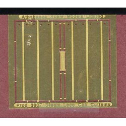 ATHABASCA SCALE MODELS 3607 - CANADIAN STEAM LOCOMOTIVE CAB CURTAINS - HO SCALE
