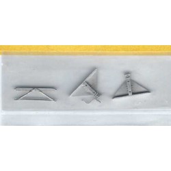 MILEPOST 501-11 - TRAILMOBILE LANDING GEAR - HO SCALE