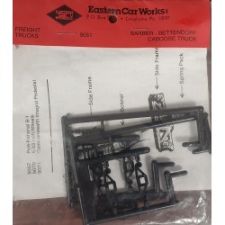 EASTERN CAR WORKS 9051 - BARBER-BETTENDORF CABOOSE TRUCK - HO SCALE