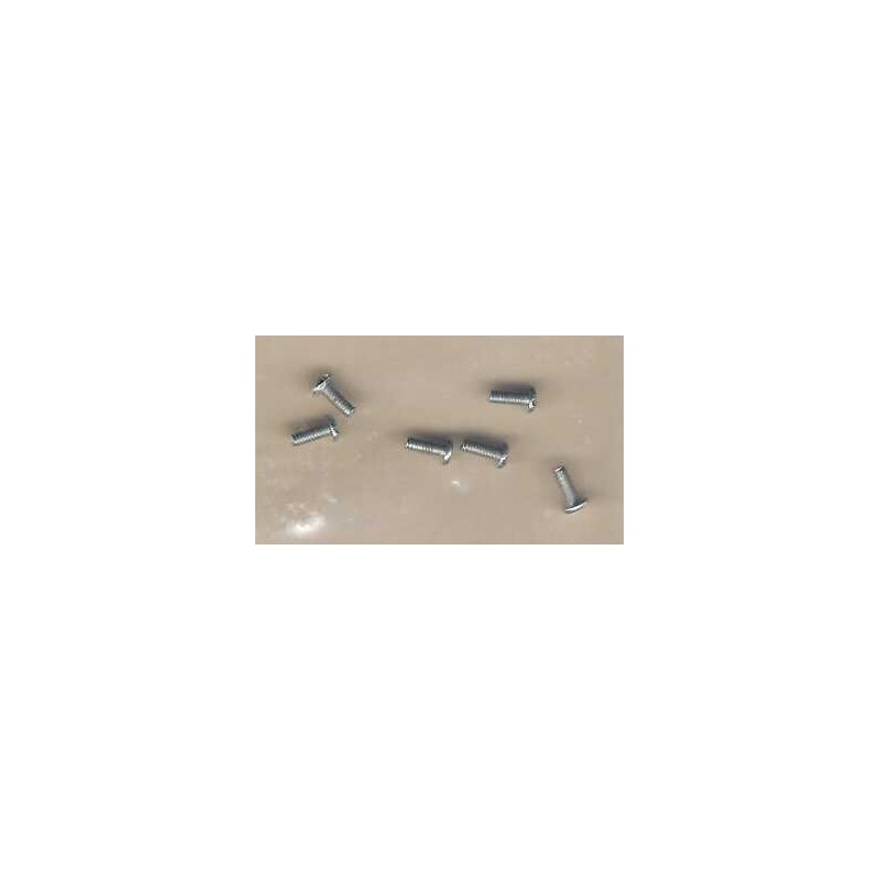DETAIL ASSOCIATES 2562 - SCREWS - STEEL PAN HD - 1-72 x 3/16"