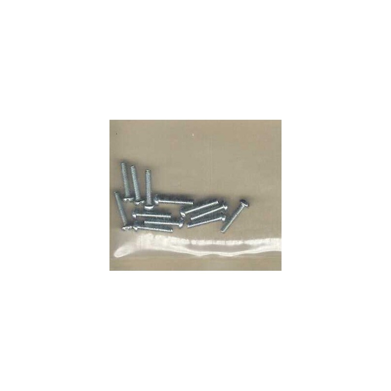 DETAIL ASSOCIATES 2564 - SCREWS - STEEL PAN HD - 1-72 x 3/8"