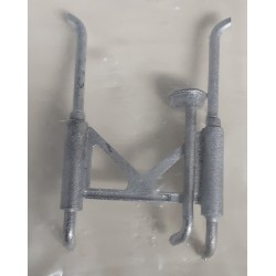 LEE TOWN 432-3057 - DUAL EXHAUST PIPES AND AIR CLEANER FOR ATHEARN WHITE FREIGHTLINER - HO SCALE