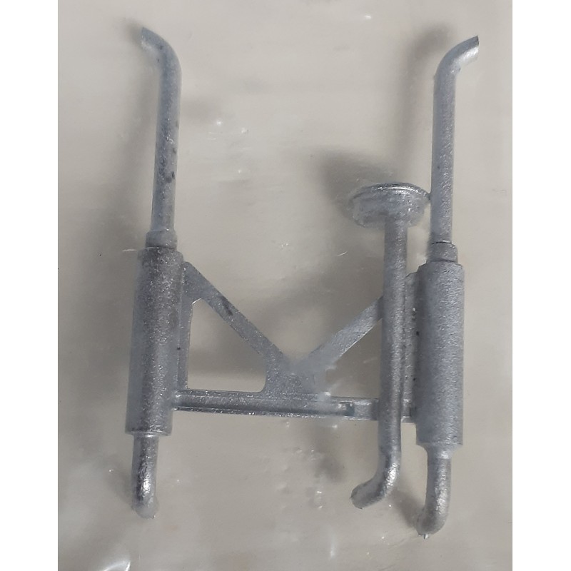 LEE TOWN 432-3057 - DUAL EXHAUST PIPES AND AIR CLEANER FOR ATHEARN WHITE FREIGHTLINER - HO SCALE