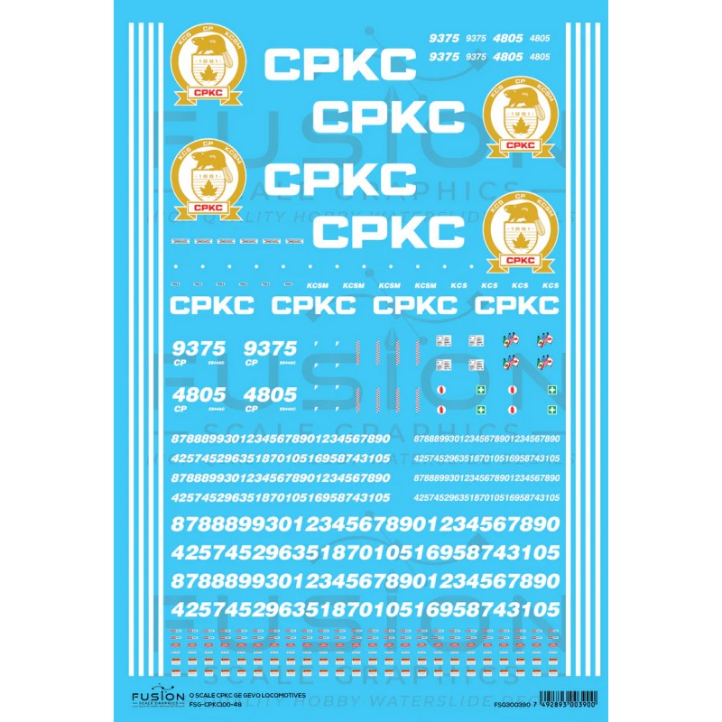 FUSION FSG-CPKC100-48 - CPKC GEVO DIESEL LOCOMOTIVES - HO SCALE