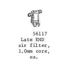 PSC 56117 - EMD DIESEL LOCOMOTIVE AIR FILTER - O SCALE