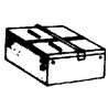 ALEXANDER SCALE MODELS 3105 - TRACKSIDE BATTERY BOX - DOUBLE - HO SCALE