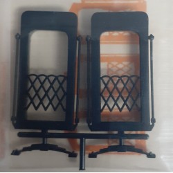 TSP 404 - PASSENGER CAR DIAPHRAGM - UP STYLE - HO SCALE