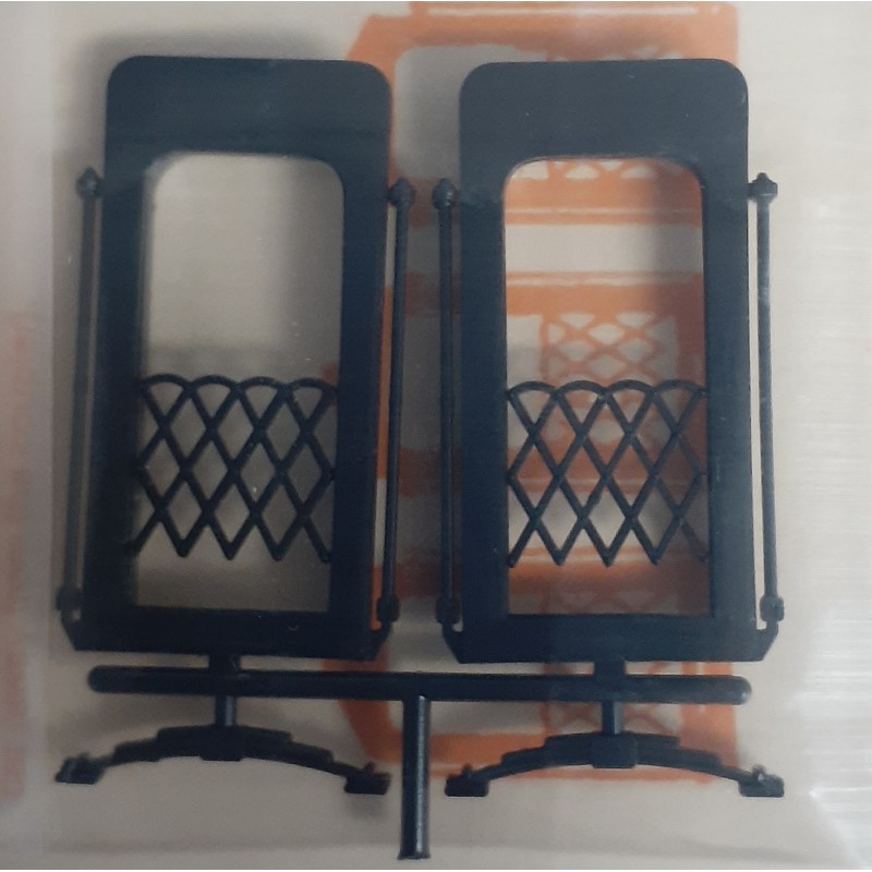 TSP 404 - PASSENGER CAR DIAPHRAGM - UP STYLE - HO SCALE