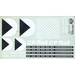 HERALD KING DECAL L-2 - CPRAIL DIESEL LOCOMOTIVE - GP7/GP9 - HO SCALE