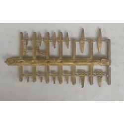 GRANDT LINE 6095 - HINGE ASSORTMENT - BRASS - HO SCALE