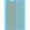 MICROSCALE DECAL 87-1527 - CAUTION/SAFETY STRIPING YELLOW/BLACK - HO SCALE