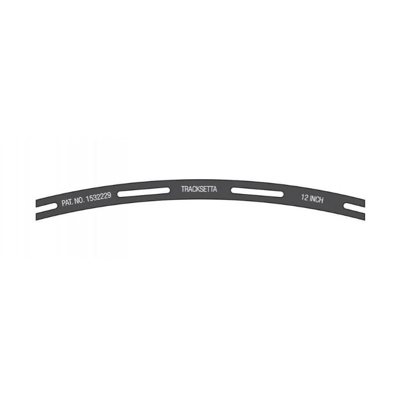 TRACKSETTA NT12 - 12" (304.8mm) RADIUS CURVED TRACK LAYING TEMPLATE - N SCALE