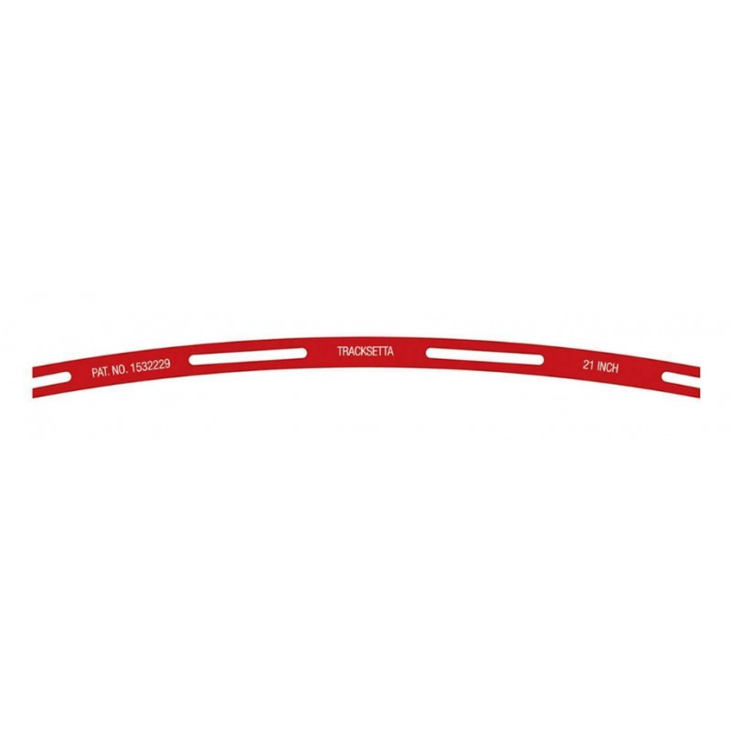 TRACKSETTA NT21 - 21" (533.4mm) RADIUS CURVED TRACK LAYING TEMPLATE - N SCALE