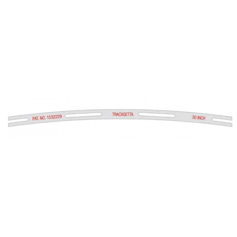 TRACKSETTA NT30 - 30" (762mm) RADIUS CURVED TRACK LAYING TEMPLATE - N SCALE