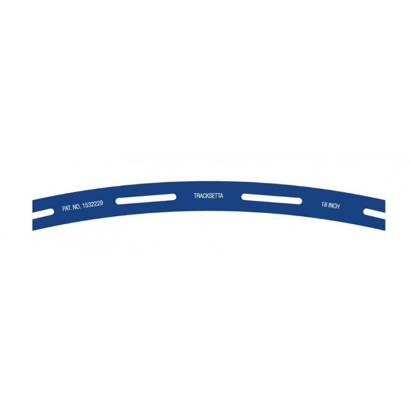 TRACKSETTA OOT18 - 18" (457.2mm) RADIUS CURVED TRACK LAYING TEMPLATE - HO SCALE