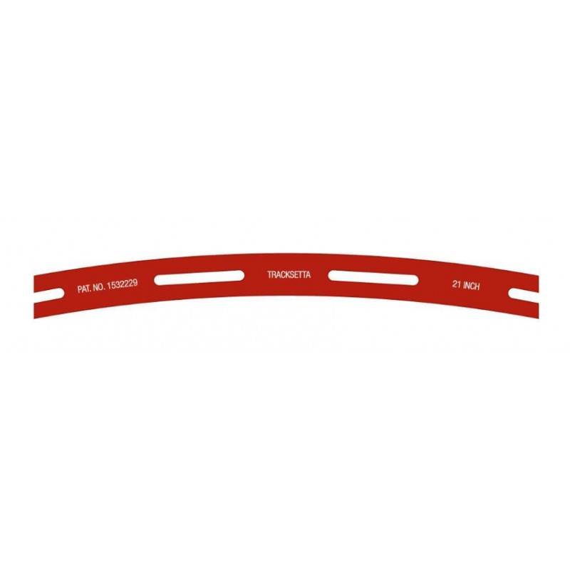 TRACKSETTA OOT21 - 21" (533.4mm) RADIUS CURVED TRACK LAYING TEMPLATE - HO SCALE