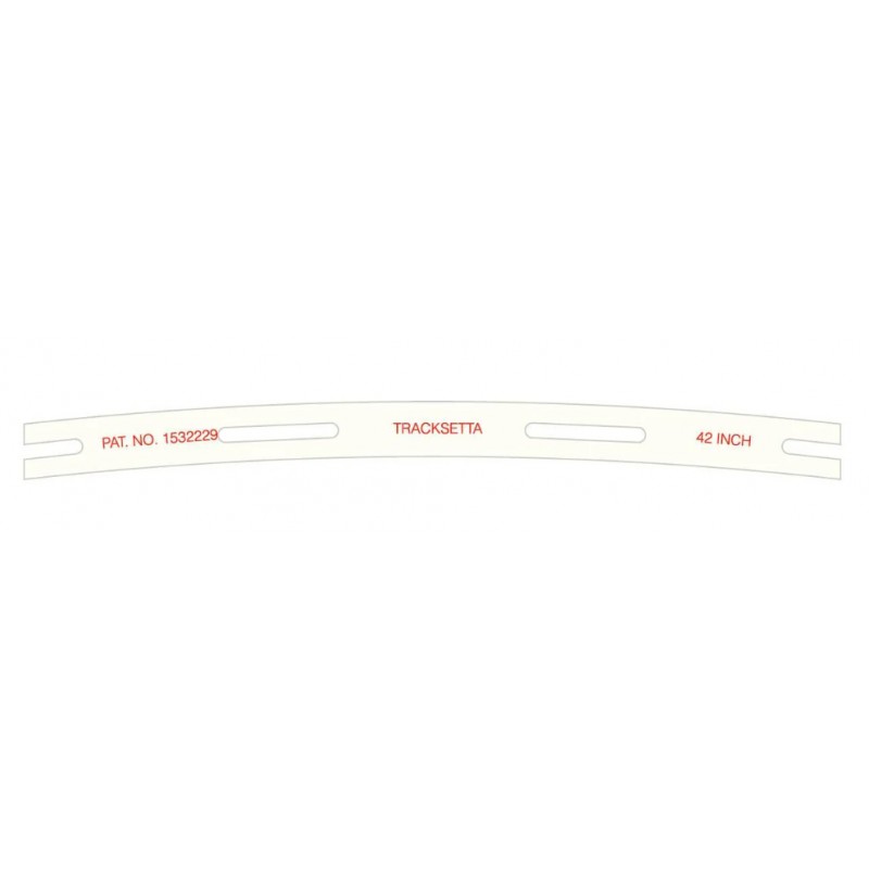 TRACKSETTA OOT42 - 42" (1066.8mm) RADIUS CURVED TRACK LAYING TEMPLATE - HO SCALE