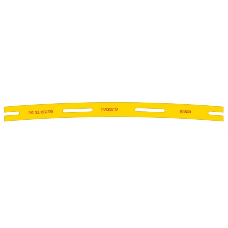 TRACKSETTA OOT60 - 60" (1524mm) RADIUS CURVED TRACK LAYING TEMPLATE - HO SCALE