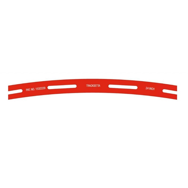 TRACKSETTA OOT24 - 24" (609.6mm) RADIUS CURVED TRACK LAYING TEMPLATE - HO SCALE