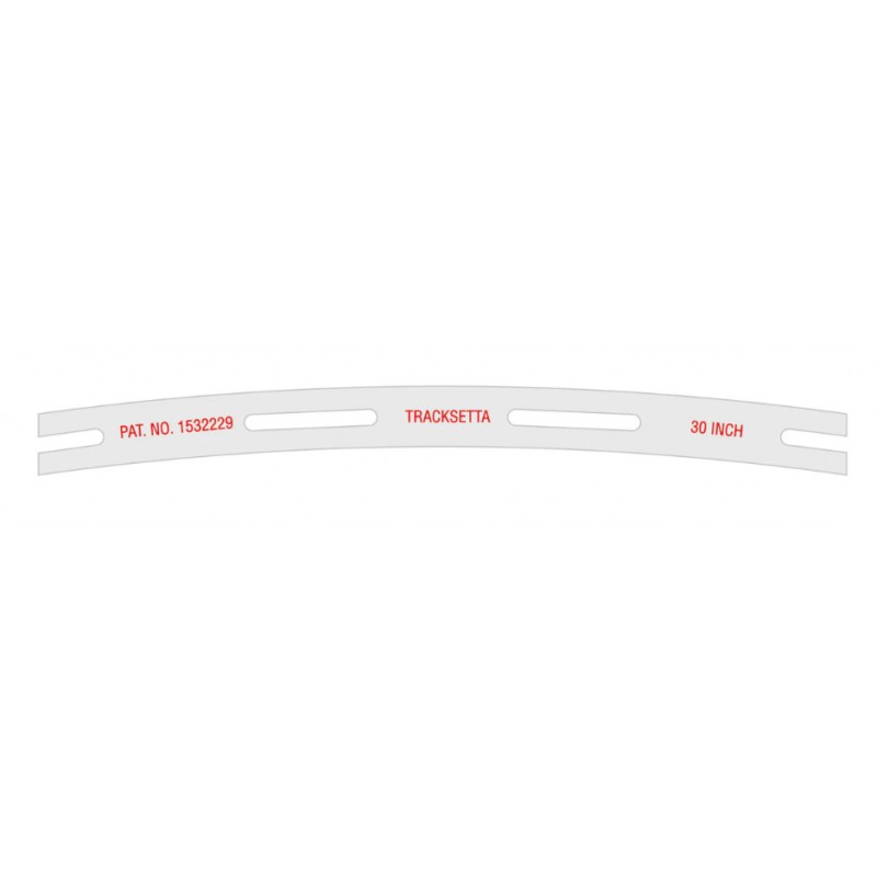TRACKSETTA OOT30 - 30" (762mm) RADIUS CURVED TRACK LAYING TEMPLATE - HO SCALE