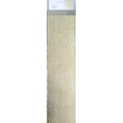 PSC 3663 - BRASS ETCHED PLANK WITH GRAIN  - DOUBLE SIDED - .025" THICK - .123" BETWEEN LINES - HO SCALE